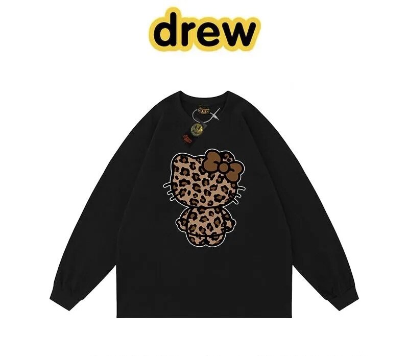 เสื้อยืดแขนยาวลายแมว Drew Hous - Base Layer Top บทวิจารณ์และราคา