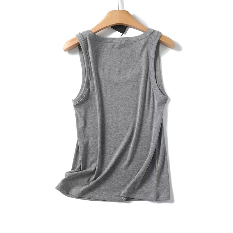 Maxdutti เสื้อยืดคอกลมเข้ารูปส - Tank Top Ribbed บทวิจารณ์และราคา