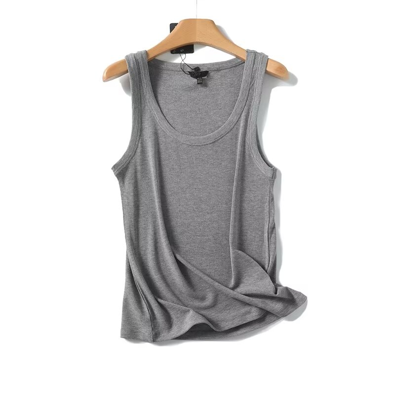 Maxdutti เสื้อยืดคอกลมเข้ารูปส - Tank Top Ribbed บทวิจารณ์และราคา