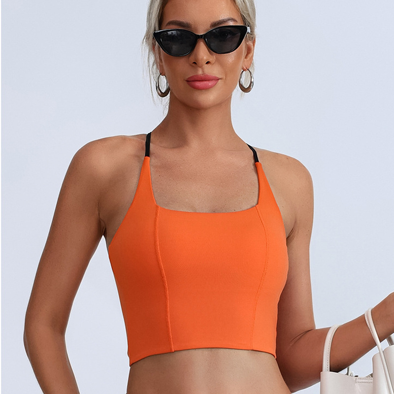 เสื้อกล้ามโยคะแบบมีสายรัด ดีไซ - Suspender Tank Top บทวิจารณ์และราคา